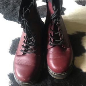 Dr Martens 1460J MAROON Boot